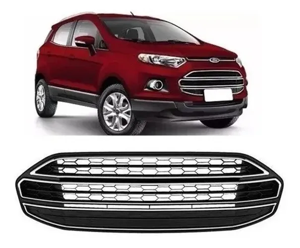 Grade Radiador Friso Cromado Ecosport 2013 2014 2015 2016