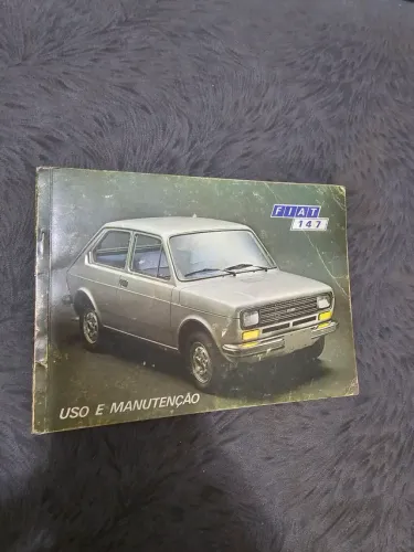 Fiat 147 1977 manual proprietário original