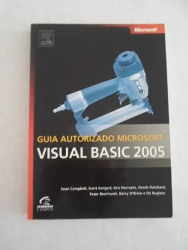 Vendo livro Guia Autorizado Microsoft Visual Basic 2005-Editora Campus