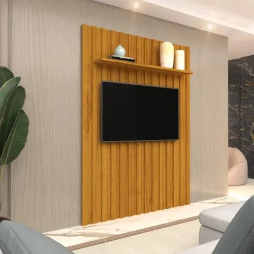 sala painel ripado 180 cm