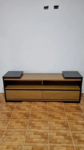 Rack para TV com 2 gavetas