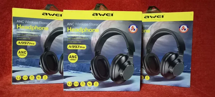 Headphone AWEI A997 PRO ANC (COM CANCELAMENTO DE RUÍDOS ATIVO) QUALIDADE SUPERIOR