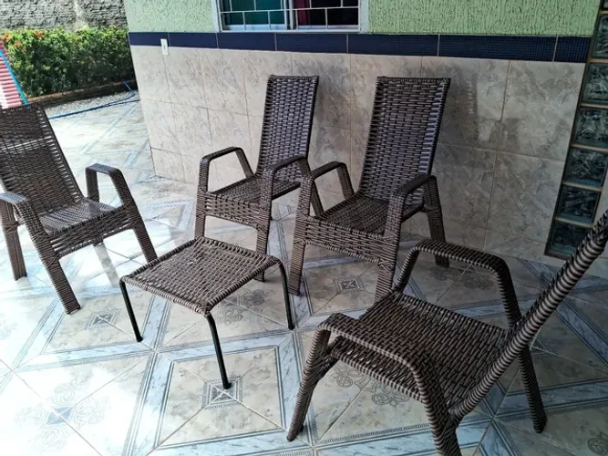 Conjunto de Cadeiras para área externa