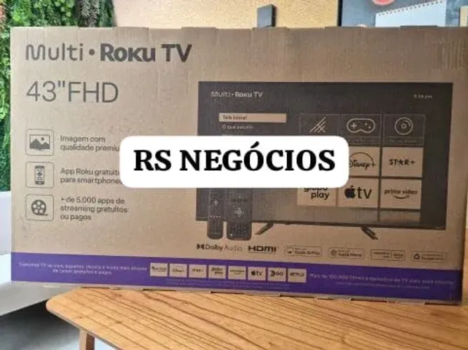 Smart Tv Multilaser 43 Polegadas, Lavrada + NF (Até 12x)