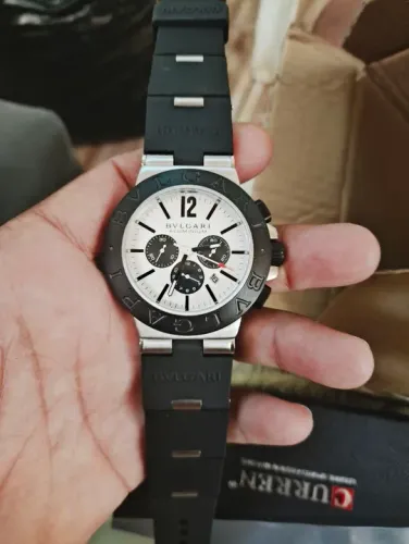Relógio Bvlgari Alumínio Cronógrafo
