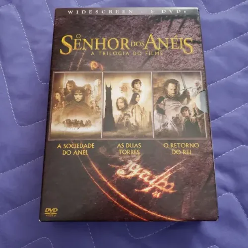 DVD Senhor dos Anéis - Trilogia completa - 6 Discos