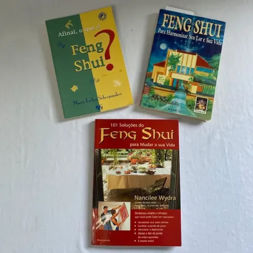 Lote 3 Livros Feng Shui