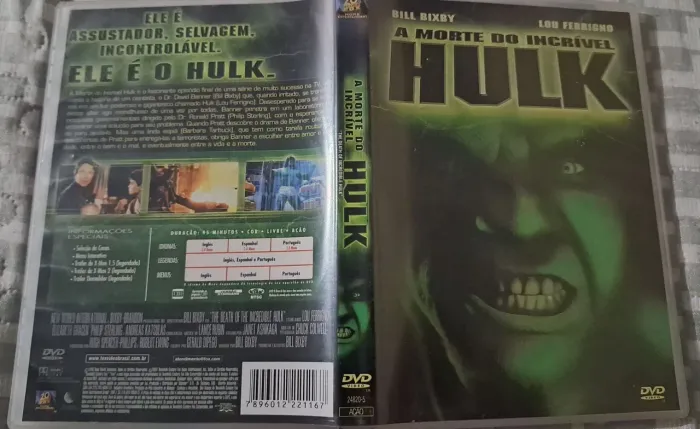 Dvd A Morte do Incrível Hulk