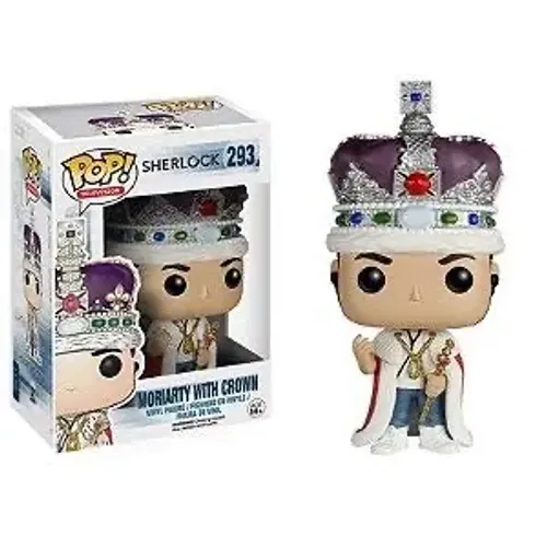 Funko Pop Sherlock Moriarty com Coroa - Colecionável