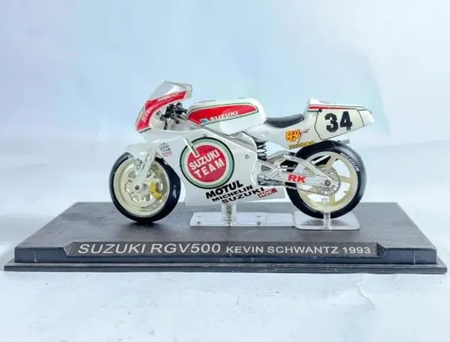 Coleçao Grandes Motos De Competição Suzuki Rgv 500 1993 1/24