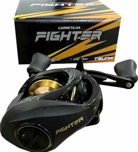 Carretilha Tsuna Figther 8.3:1 / Drag 4,5Kg / 5 Rol.