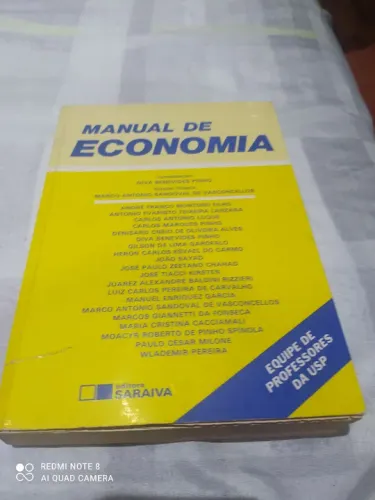 Manual de Economia - USP - Editora Saraiva