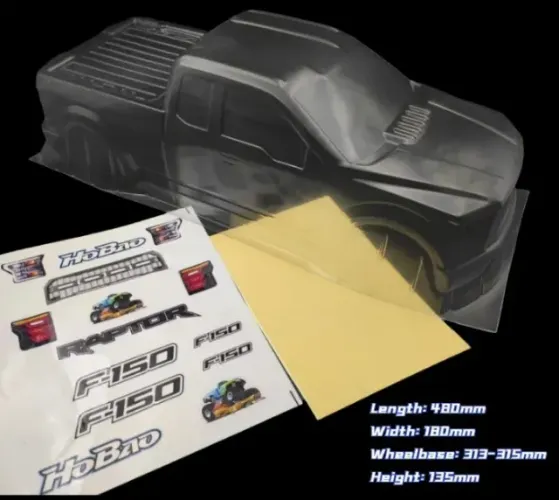 Bolha Transparente P/ Monster Truck 1/ 8 - Savage, Traxxas e Outros Modelos