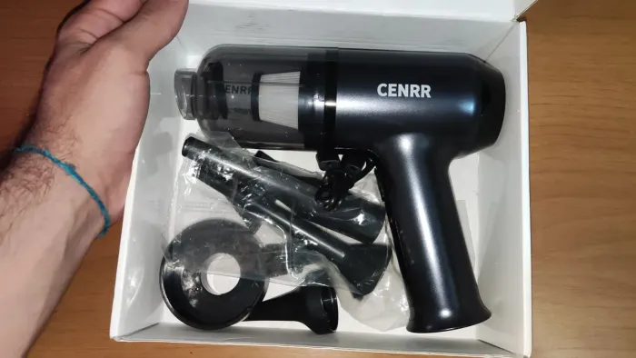 Aspirador de pó e ventilador CENRR dupla função (NOVO)