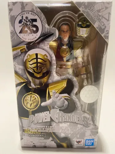 Action Figure SH Figuarts Bandai White Ranger - Power Rangers - SH Figuarts