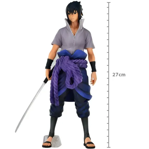 Figura de Ação Naruto Shippuden - Sasuke Uchiha - 27cm