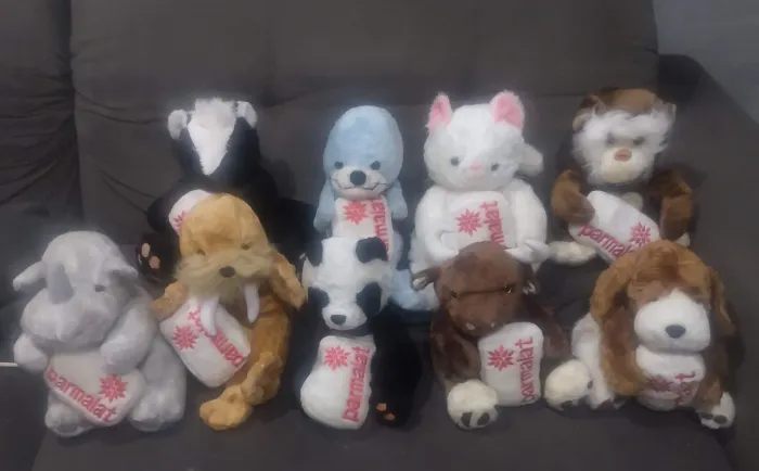 Kit de Pelúcias Parmalat - Diversos Modelos