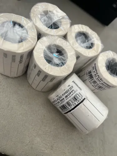 Kit 9 rolos etiqueta BOPP 60x40mm (250 etiquetas cada rolo)