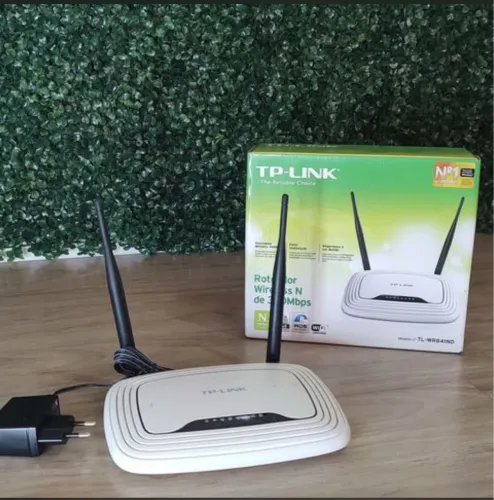 Roteador TP-Link TL-WR841ND 300Mbps - fibra computador stream notebook