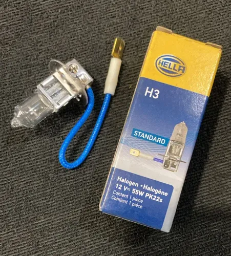 Lâmpada H3 Farol Auxiliar 55w 12v Hella