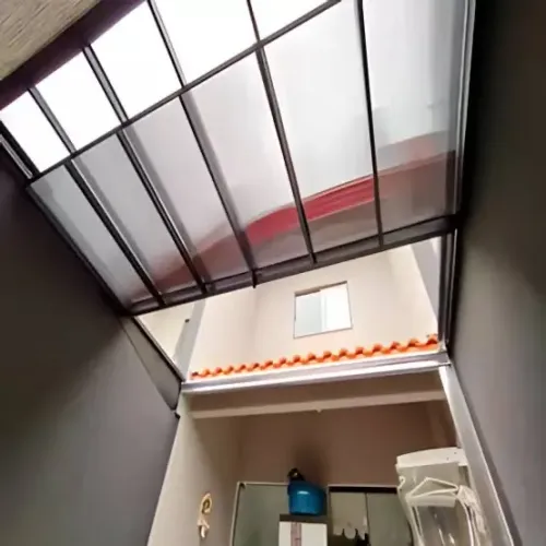 Coberturas de policarbonato  para Área Externa