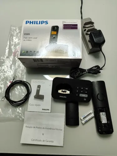 Telefone Sem Fio Philips D205 (SEMINOVO)
