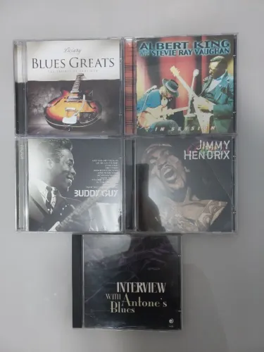 CDS originais de blues para colecionadores.