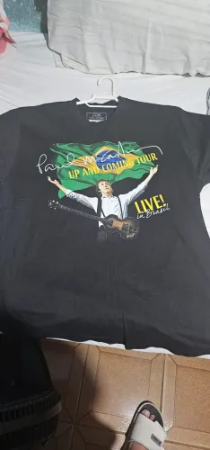 Camisa oficial turnê Paul McCartney Up and Coming Tour Live in Brasil