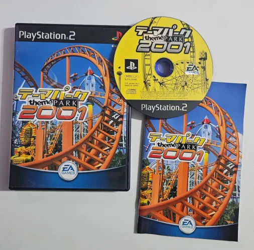 Theme Park 2001 PS2 original mídia física