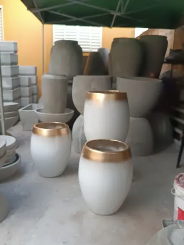 Vasos de fibra com cimento vários modelos 