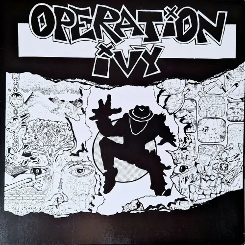 Operation Ivy - Vinil preto e branco Raríssimo Ratos de Porão