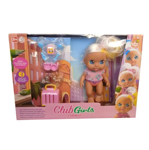 Boneca Club Girls Pet Colletion 