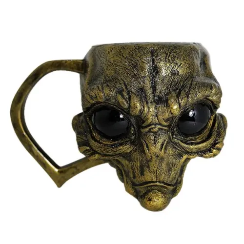 Caneca Alienígena Caneca 3D realista Action Figure Colecionador - Geek Place Lugar de Geek