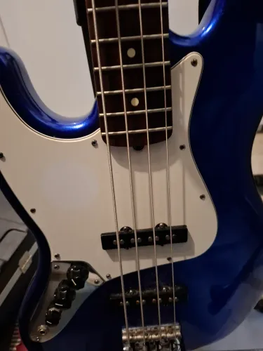 Fender Canhoto American Std 4c com Cs60 Azul. 