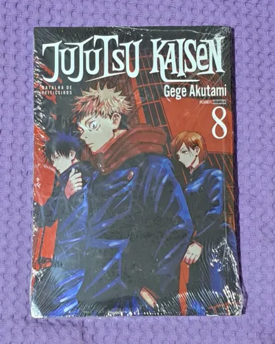 Jujutsu Kaisen Vol. 8- CAPA VARIANTE - Mangá Novo LACRADO