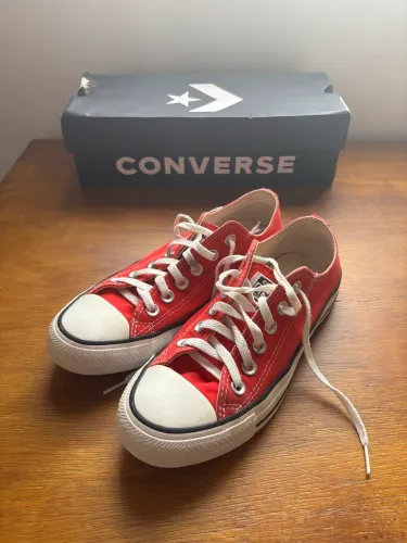 All Star Vermelho, cano baixo Nº 36