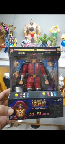 M. Bison Jada Toys (Original Lacrado)