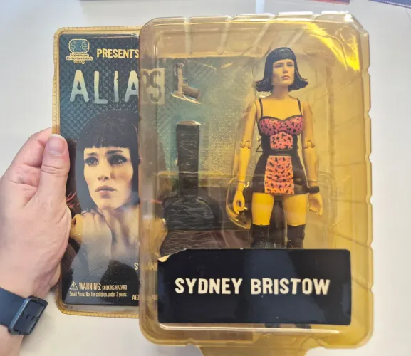 Action Figure Alias Sidney Bristow lacrado Jennifer Garner