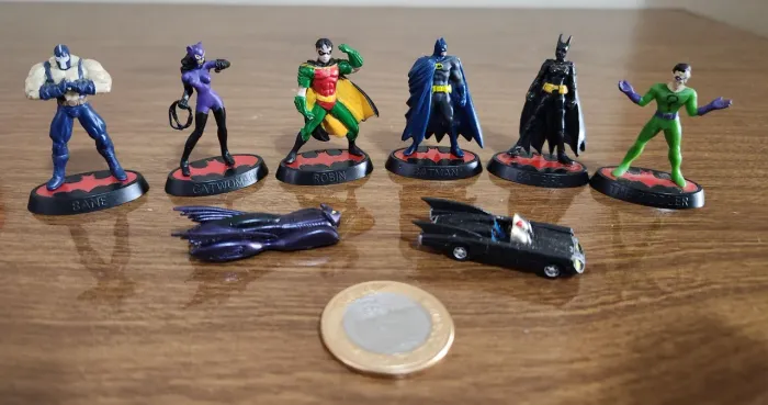 Rara Coleção de Miniaturas DC Comics Batman Coca-Cola Japão 