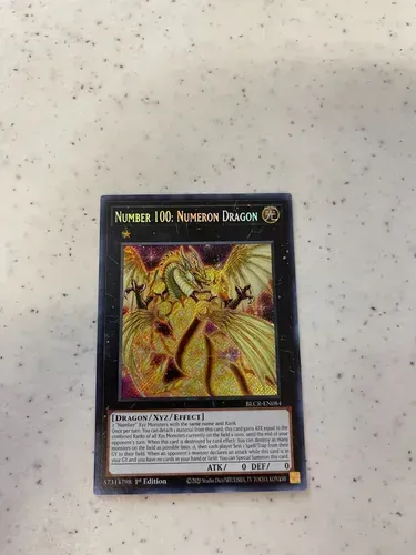 Yugioh!!! Number 100: Numeron Dragon [blcr-pt084] Secret Rar Yugi Português 