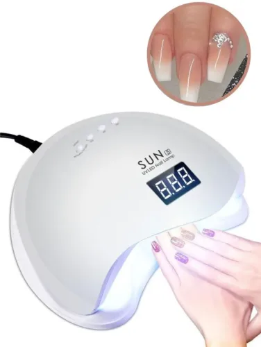 Maquina De Unhas Gel Cabine Secador De Esmalte Estufa Led Uv