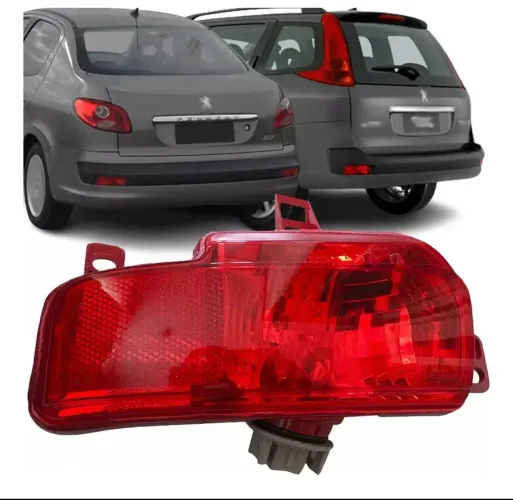 Lanterna Luz De Neblina Traseira Peugeot 207 Sedan SW Lado Esquerdo Original Peugeot 207