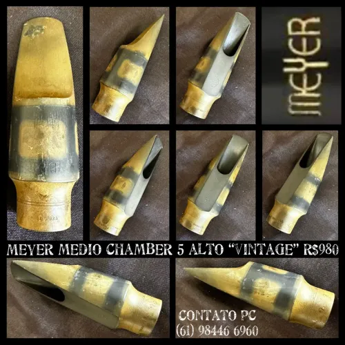 BOQUILHA MEYER 5M PARA SAX ALTO - ?Medium Chamber?