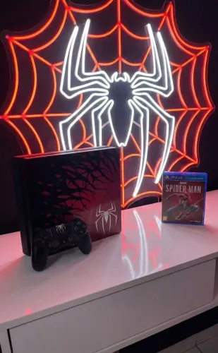 PS4 Slim Spider Man personalizado