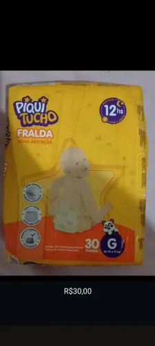 Fralda descartável tamanho G