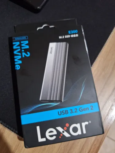 Case SSD M.2 NVMe Externo Lexar E300 USB 3.2 Gen 2