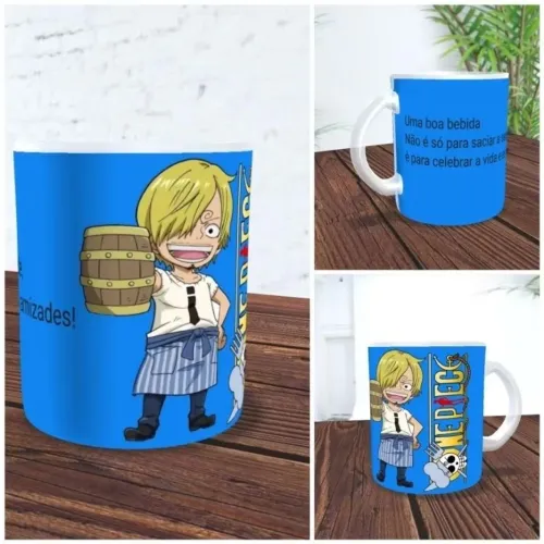 Caneca de Chopp Sanji Vidro 325ml + Caixa Envios Hoje
