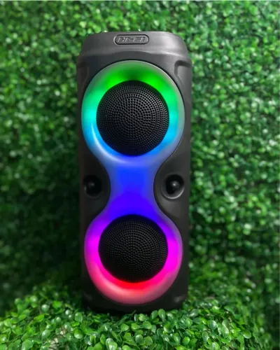Caixa de Som Bluetooth HI-FI com Luzes LED