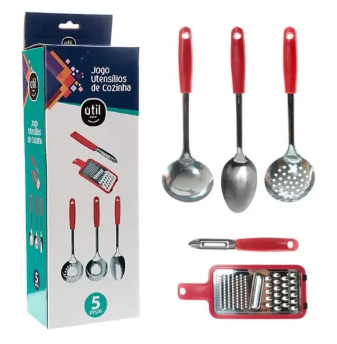 Jogo de Utensílios de Cozinha 5 Peças