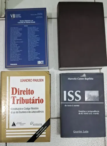 Livros de Direito Tributário Doutrinas e Jurisprudências 